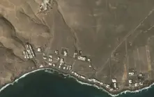Imagen a&eacute;rea de Playa Quemada, en Yaiza.