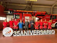 Presentación del 35 aniversario del Parque de Bomberos.