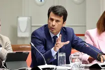 Marcos Bergaz (PSOE) en comisio&igrave;n parlamentaria.