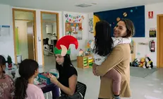 La concejala de Bienestar Social de Arrecife en el centro de menores