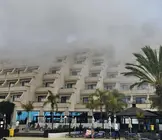 Momento en el que se ve lo aparatoso del incidente