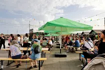 Puestos en el Varadero con motivo de la fiesta de San Patricio.