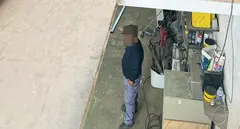 Imagen del interior del taller clandestino.