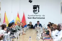 Pleno del Ayuntamiento de San Bartolom&eacute;.