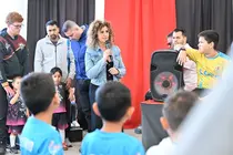 Eli Merino, que acompa&ntilde;&oacute; a los agentes, destac&oacute; la importancia de esta Unidad Policial en las instalaciones deportivas de Arrecife ante los conflictos que se est&aacute;n generando en el &aacute;mbito deportivo