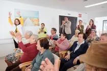 Isidro P&eacute;rez en el Centro de Respiro Familiar.