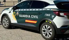 Imagen de archivo de un coche de la Guardia Civil. 