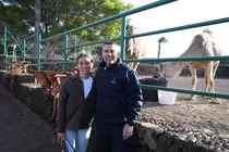 Oswaldo Betancort y Carla Morales.