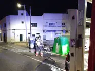 Momento en el que actuaron los bomberos