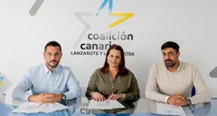 Imagen de los representantes de CC en San Bartolom&eacute;.