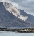 Imagen del momento exacto en el que se produjo el desprendimiento.