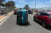 Imagen del accidente de este mi&eacute;rcoles