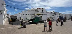 Obras del Ayuntamiento de Arrecife en Valterra.