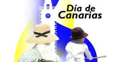 Cartel del Dia de Canarias en San Bartolom&eacute;.