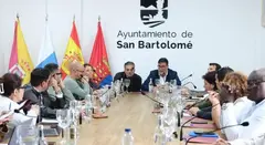 Imagen de archivo de un pleno en San Bartolom&eacute;. 