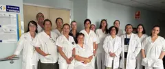 Foto de familia de el servicio de Anatom&iacute;a Patol&oacute;gica del Hospital Universitario Doctor Jos&eacute; Molina Orosa.