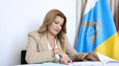 La vicepresidenta, Mar&iacute;a Jes&uacute;s Tovar.
