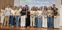 Bienveida a los nuevos residentes con Pablo Eguia y Erasmo Garc&iacute;a.