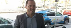 Yonathan de Le&oacute;n este martes entrando en los juzgados de Arrecife.