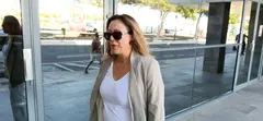 La l&iacute;der del PSOE este mi&eacute;rcoles entrando en los juzgados