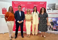 El presidente de la C&aacute;mara de Comercio con las representantes del Cabildo y del Ayuntamiento de Teguise