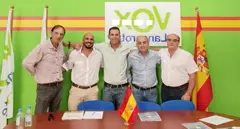 El nuevo equipo que dirigir&aacute; VOX en Lanzarote con Yonatan Arrocha en el centro