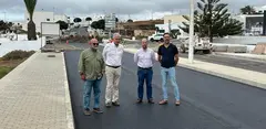 Nicol&aacute;s Saavedra, Jos&eacute; Juan Cruz, Ulpiano Calero y Tom&aacute;s Silvera.