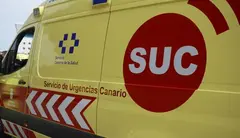 Imagen de archivo de una ambulancia del SUC.