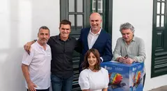 Imagen de algunos de los participantes en la mesa redonda del deporte