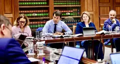 Marcos Bergaz (PSOE) en comisi&oacute;n parlamentaria de Pol&iacute;tica Territorial y Aguas.