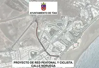 Infograf&iacute;a del proyecto de la calle Noruega.