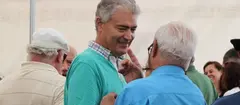 Jos&eacute; Juan Cruz en un acto como alcalde de T&iacute;as
