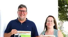 Isidro Pérez y Estefanía Luzardo.