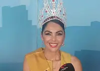 Amaira Cedr&eacute;s en el programa "Entre Barrios".