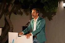 Pedro San Gin&eacute;s durante un acto de CC.