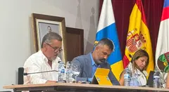 Concejales de CC en Yaiza.