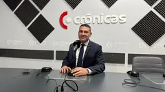 Oswaldo Betancort en el programa "A Buena Hora" de Cr&oacute;nicas Radio.
