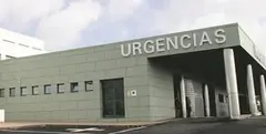 Entrada al servicio de Urgencias del Hospital de Arrecife.