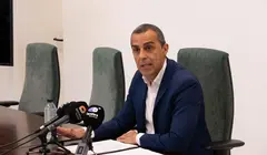 Jos&eacute; Montelongo durante la rueda de prensa que ofreci&oacute; este viernes