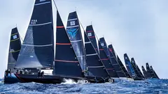 Primera jornada de la  Marina Rubic&oacute;n Lanzarote 52 SUPER SERIES Sailing Week.