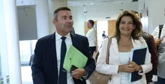 Oswaldo Betancort junto a Mar&iacute;a Jes&uacute;s Tovar.
