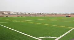 Campo de f&uacute;tbol de Playa Blanca.