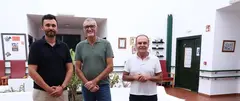 Marci Acu&ntilde;a y Jes&uacute;s Mach&iacute;n en la  Residencia de Tinajo .
