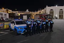 Policía Local de T&iacute;as en el Varadero.