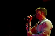 Pablo Albor&aacute;n durante su actuaci&oacute;n.