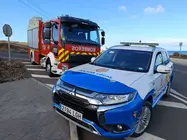 Polic&iacute;a Local y bomberos del Consorcio en la zona.