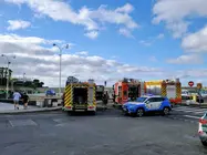 Bomberos del Consorcio en la zona del incendio.