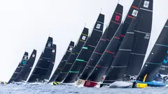 Imagen de archivo de una regata.