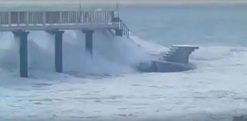 Puente de La Garita, temporal