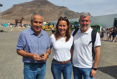 Imagen de Mario Cabrera, Lola Garc&iacute;a y Fernando Clavijo en Feaga